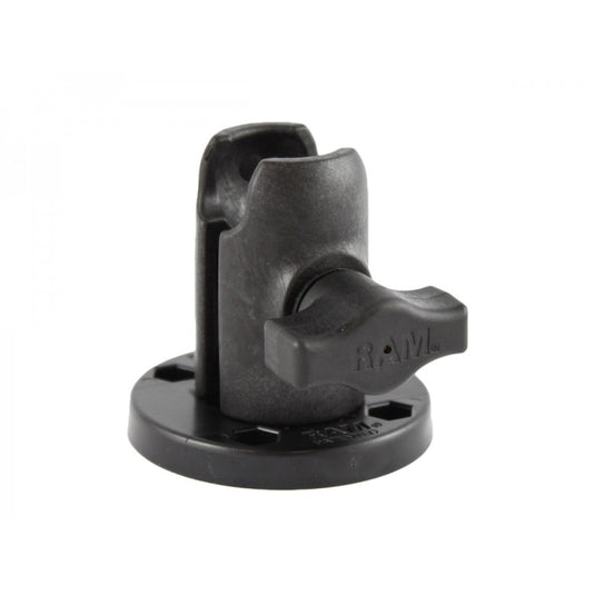 RAP-B-200-1-293 Single socket arm with octagon socket and round AMPS base