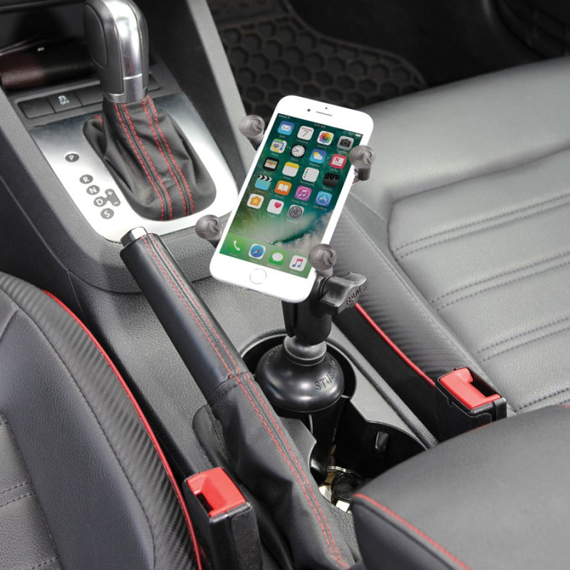 Load image into Gallery viewer, RAP-B-299-4-UN7 RAM® X-Grip® Phone Mount with RAM® Stubby Cup Holder Base
