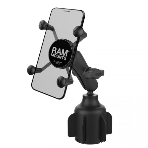 RAP-B-299-4-UN7 RAM® X-Grip® Phone Mount with RAM® Stubby Cup Holder Base