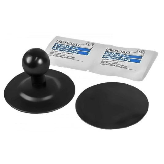 RAP-B-378 2.5" composite adhesive base with 1" ball