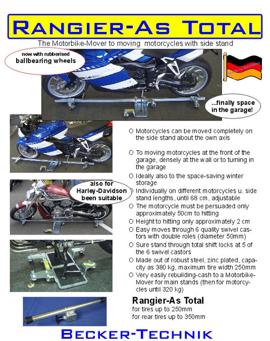 Becker Ranger TOTAL bike mover - Beker Total Bike mover