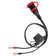 Optimate 12V Weatherproof Permanent Battery Lead (SAE)