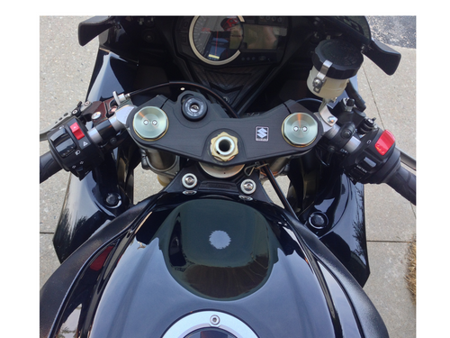 HeliBar Compatable with Suzuki GSXR600 / 750 2006+ in Silver or Black-TS03088 or TS03088-BA - Trackstar