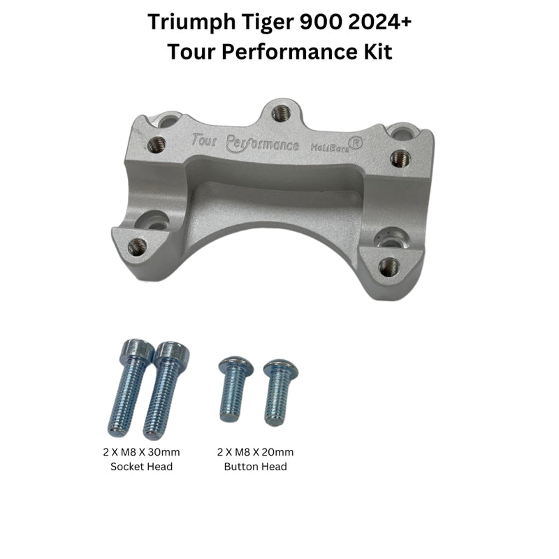 Load image into Gallery viewer, Triumph Tiger 900 (2024+) HeliBars® Tour Performance™ Handlebar Riser
