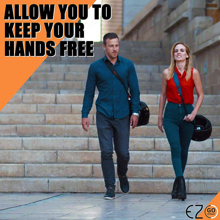 Load image into Gallery viewer, EZ-GO CARRY STRAP FOR MOTORCYCLE HELMETS
