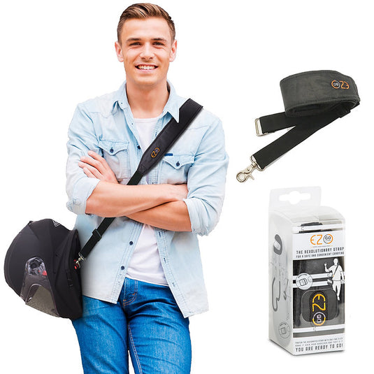 EZ-GO CARRY STRAP FOR MOTORCYCLE HELMETS