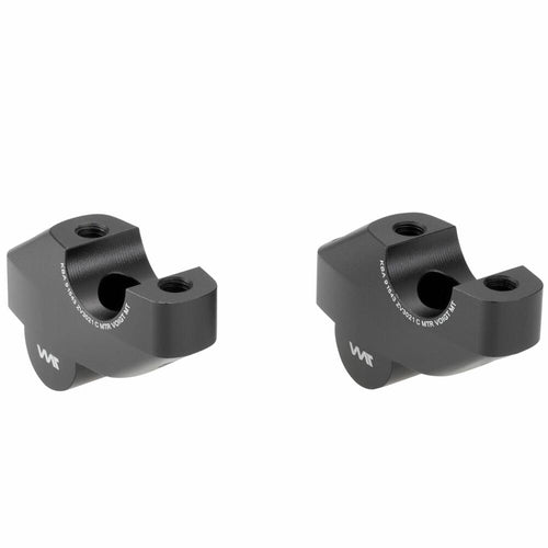 Voigt Handlebar risers 30mm with offset 21mm for Honda CMX 1100 REBEL (SC83) 21-> black anodized