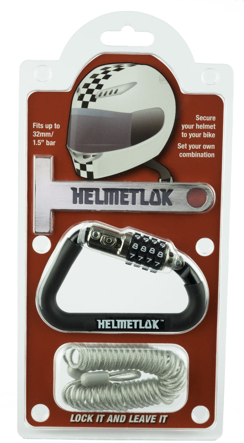 Load image into Gallery viewer, Helmet Lok - secure your Helmet to the bike with this rugged Australian Helmet Lock - NEW
