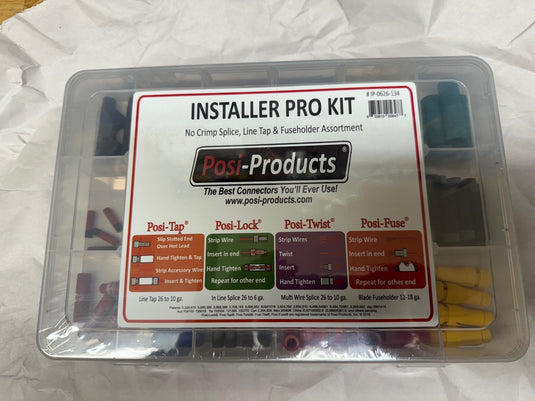 POSI-PRODUCTS POSI-TAP, INSTALLER PRO KIT - EVERYTHING YOU NEED