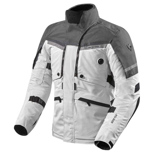 REV'IT! POSEIDON 2 GORE-TEX JACKET, SILVER/GREY 2XL - last one!