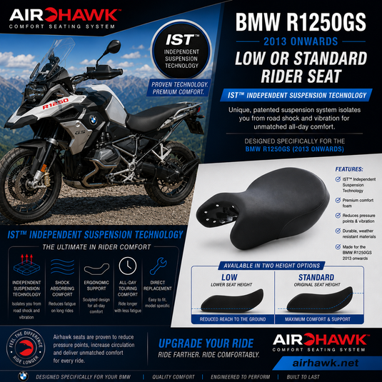 AIRHAWK BMW R 1200/1250 GS+A Water Cooled | 2013-Present | IST®
