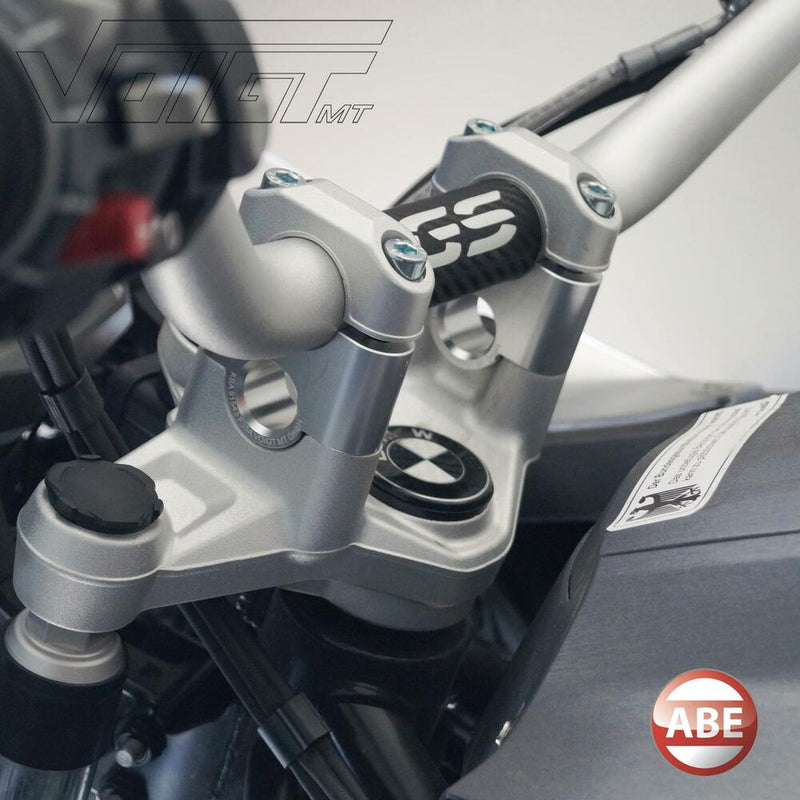 Load image into Gallery viewer, Handlebar risers 35mm for BMW R 1200 GS LC Adventure (K51) 2014-2019 version&quot;hole&quot;
